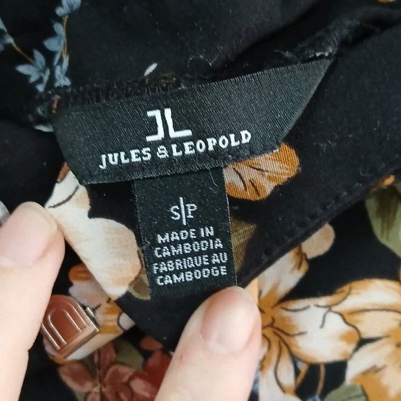 NWOT Jules & Leopold Womans Sz Sm/P FLORAL DRESS PANTS - Picture 5 of 6
